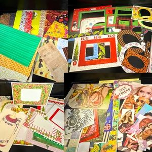 GIANT 250+ Magazine Cutouts Cardstock Greeting Cards & Assorted Paper Ephemera